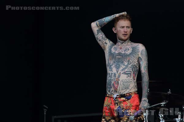 FRANK CARTER AND THE RATTLESNAKES - 2018-06-17 - BRETIGNY-SUR-ORGE - Base Aerienne 217 - Main Stage - 